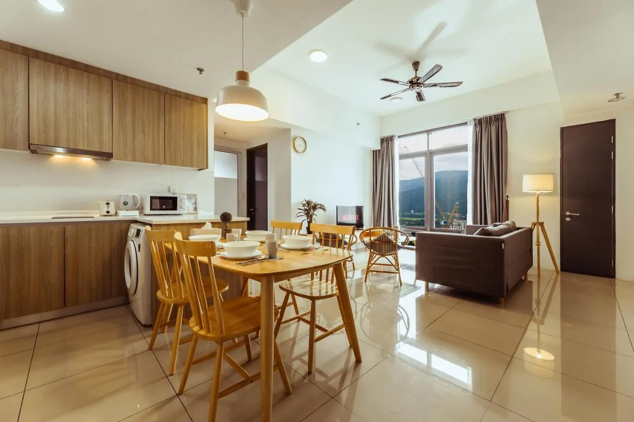 Apartamento Muji X Tiffany - City And Hill View 3Br At 218 Tropicana Near Komtar Food Heaven With Netflix & Tv Box George Town