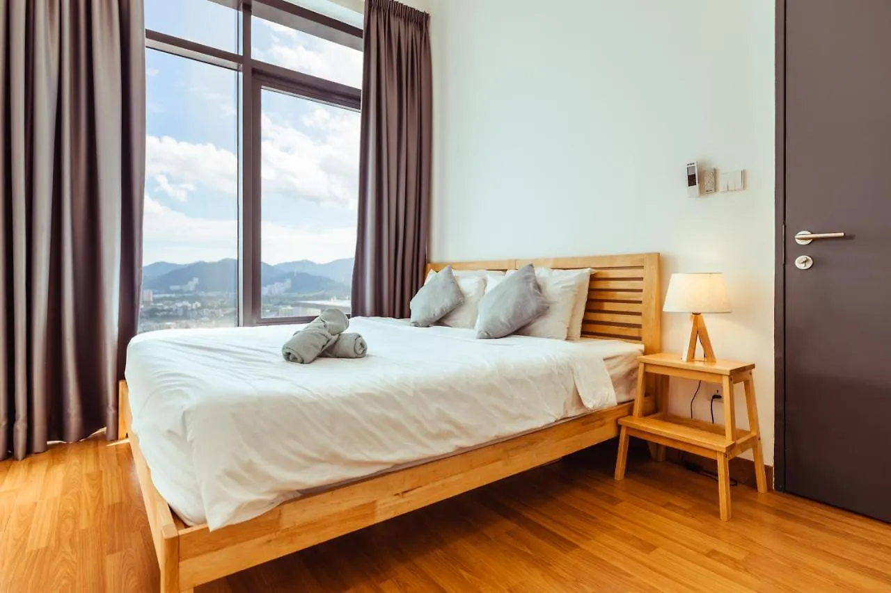 Muji X Tiffany - City And Hill View 3Br At 218 Tropicana Near Komtar Food Heaven With Netflix & Tv Box George Town Apartamento